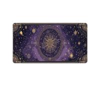 KWQDOZF Alfombrilla de ratón para Juegos Purple Star Moon, Base de Goma Antideslizante, tamaño 2XL, con Bordes cosidos, Impermeable y Lavable, para Escritorio, hogar, Oficina, Juegos, 75 x 40 cm