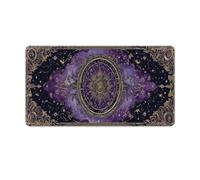 KWQDOZF Alfombrilla de ratón para Juegos Purple Star Moon, Base de Goma Antideslizante, tamaño 2XL, con Bordes cosidos, Impermeable y Lavable, para Escritorio, hogar, Oficina, Juegos, 75 x 40 cm