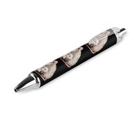 KWQDOZF Bolígrafo retráctil con forma de madre y ratitas, tinta negra, punta fina de 0,5 mm, material de oficina.