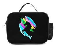KWQDOZF Bolsa de almuerzo portátil con aislamiento de unicornio Pegasus, a prueba de fugas