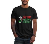 KWQDOZF Camiseta Dejen de armar a Israel para Mujer y Hombre, Camiseta Unisex para Adultos