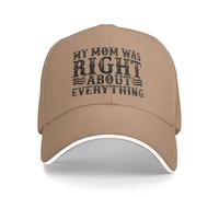 KWQDOZF ¡Dios mío! Mi mamá tenía razón en Todo. Gorra de béisbol.
