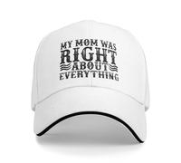 KWQDOZF ¡Dios mío! Mi mamá tenía razón en Todo. Gorra de béisbol.
