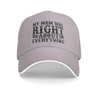KWQDOZF ¡Dios mío! Mi mamá tenía razón en Todo. Gorra de béisbol.