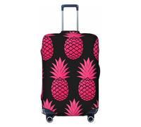 KWQDOZF Divertida Funda de Equipaje de Pino Rosa, Lavable, de Fibras elásticas, para Maletas pequeñas.