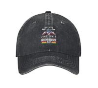 KWQDOZF El 4 de Julio no me liberó Juneteenth es mi Sombrero del Día de la Independencia Historia Negra Libertad Golf Papá Retro
