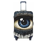 KWQDOZF Funda de Equipaje de Viaje elástica Vintage con talismán mágico de Ojos malvados, Funda de Maleta de Viaje para baúl de 19'' a 32'', Funda Protectora de Equipaje