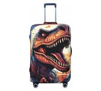KWQDOZF Funda elástica para Equipaje de Viaje con diseño de Dinosaurio de Dibujos Animados, Galaxia, Creatividad, Funda para Maleta de Viaje, Funda Protectora para baúl de 19'' a 32''