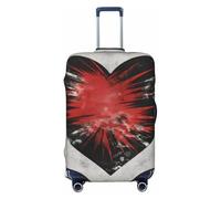 KWQDOZF Funda Protectora para Maleta de Viaje Cool Heart, Apta para Maletas de 18 a 22 Pulgadas.