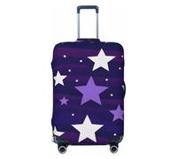 KWQDOZF Funda Protectora para Maleta de Viaje Purple Stars, Apta para Maletas de 18 a 22 Pulgadas.
