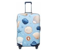 KWQDOZF Funda Protectora para Maleta de Viaje Sea Star Coast Conch, Apta para Maletas de 18 a 22 Pulgadas.