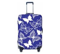 KWQDOZF Fundas para Maletas con diseño de Mariposas Dibujadas a Mano, elásticas, Lavables, de Estilo Sencillo, para Maletas de Viaje, para niños y Adultos, XL