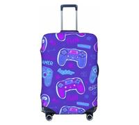 KWQDOZF Fundas para Maletas con Joystick de Juego, elásticas, Lavables, Protector de Equipaje, Funda Protectora para Maletas de Viaje para niños y Adultos, L