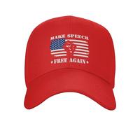 KWQDOZF Gorra clásica Haz Que la expresión vuelva a ser Libre de Jimmy Free Speech para Hombres y Mujeres