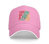 KWQDOZF Gorra de béisbol clásica Ajustable para Hombre y Mujer con la Bandera de Juneteenth Black History Free-ish Since