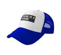 KWQDOZF Gorra de béisbol clásica de Malla Estilo Camionero con la Frase Mi Amigo es una Puta, Color Negro