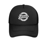KWQDOZF Gorra de béisbol de Malla para Hombres y Mujeres: Jesucristo, el Camino, la Verdad y la Vida.