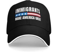 KWQDOZF Gorra de béisbol Los inmigrantes Hacen Grande a Estados Unidos (Pro inmigración)