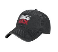 KWQDOZF Gorra de béisbol Unisex Estilo Vaquero Embrace The Suck (Emprende la succión) Gorra de Camionero Ajustable
