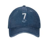 KWQDOZF Gorra de béisbol Vaquera Lavada a Mano 6-7 Gorra de Camionero Informal Meme 6-7 Gorra de papá Negra Six Seven