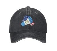 KWQDOZF Gorra de béisbol Vintage con la Bandera de Amistad Entre Estados Unidos y Guatemala para Hombres y Mujeres.