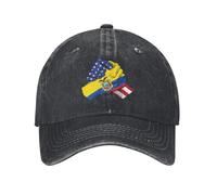 KWQDOZF Gorra de béisbol Vintage con la Bandera de la Amistad Entre Estados Unidos y Ecuador para Hombres y Mujeres.