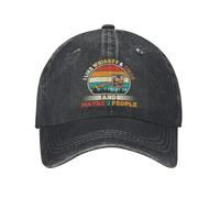 KWQDOZF Gorra de béisbol Vintage Lavada con Texto I Like Whiskey and Cigars para Hombre y Mujer, clásica Gorra de Camionero de Algo