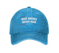 KWQDOZF Gorra de Mezclilla Make America Mexico A Again