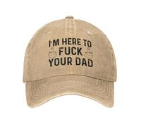 KWQDOZF Gorra Estoy aquí para tu papá para Mujer