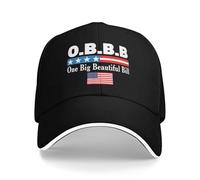 KWQDOZF Gorra One Big Beautiful Bill. Apoyo la Ley One Big Beautiful Bill. Gorra Obbb para Hombre y Mujer, Color Negro, P10.