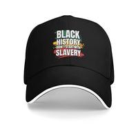 KWQDOZF La Historia de los Negros no empezó con la esclavitud Gorra Juneteenth, Día de la Libertad, Golf para Hombres y Mujeres Gorra