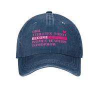 KWQDOZF Las Atletas de Hoy se convierten en líderes del mañana. Gorras para Mujeres. Gorra de béisbol para Hombres.