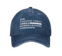 KWQDOZF Las Atletas de Hoy se convierten en Mujeres líderes mañana Gorra para Hombre Gorra de béisbol de Las Atletas de Hoy