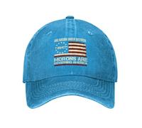 KWQDOZF Los Idiotas gobiernan Estados Unidos. Gorra Vaquera Una nación en apuros.