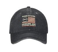 KWQDOZF Los Idiotas gobiernan Estados Unidos. Gorra Vaquera Una nación en apuros.