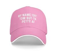 KWQDOZF Mi Nombre no es Tom, Pero Soy Petty. Gorra de béisbol Unisex Estilo Camionero.