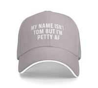 KWQDOZF Mi Nombre no es Tom, Pero Soy Petty. Gorra de béisbol Unisex Estilo Camionero.