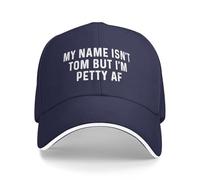 KWQDOZF Mi Nombre no es Tom, Pero Soy Petty. Gorra de béisbol Unisex Estilo Camionero.