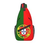 KWQDOZF Mochila bandolera ajustable con la bandera de Santa Lucía: bolso bandolera informal para viajes, gimnasio y uso diario.