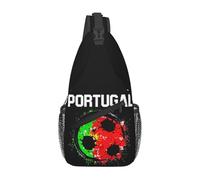 KWQDOZF Mochila bandolera ajustable con la bandera de Santa Lucía: bolso bandolera informal para viajes, gimnasio y uso diario.