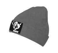 KWQDOZF No More Stolen Sisters Mmiw, Gorros de Punto, Gorros de Calavera de Punto, Gorros Tipo Jersey, Unisex Negro