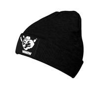 KWQDOZF No More Stolen Sisters Mmiw, Gorros de Punto, Gorros de Calavera de Punto, Gorros Tipo Jersey, Unisex Negro