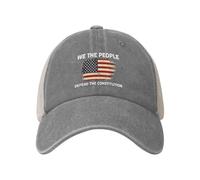 KWQDOZF Nosotros el Pueblo Defendemos la Constitución Gorra de Camionero Pro Democracia Gorra de Béisbol Patriota Estadounidense Ajus
