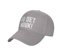 KWQDOZF ¡Nu DET Nuuk! ¡Ya Basta! ¡Que Estados Unidos se Vaya! Gorra de béisbol Negra con la Bandera de Groenlandia.