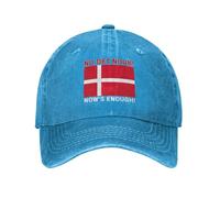 KWQDOZF ¡Nu DET Nuuk! ¡Ya Basta! ¡Que Groenlandia Gorra Vaquera Retro de Camionero de Groenlandia Gratis.