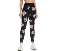 KWQDOZF Pantalones de Yoga de Cintura Alta para Mujer, Mallas Deportivas para Correr, novedosas, How You Doin1