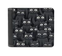 KWQDOZF Portafoglio Grande con occhi di Gatto, in Pelle, Grande capacità, pochette per telefono, Borsa da viaggio per uomo e Donna, Regalo