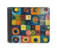 KWQDOZF Portafoglio in Pelle di Grande capacità, Stile Dipinto colorato, portafoglio per telefono, Borsa da viaggio per uomo e Donna, Regalo