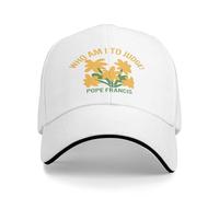 KWQDOZF ¿Quién Soy yo para juzgar al Papa Francisco? Gorras de béisbol para Hombres y Mujeres