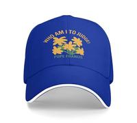 KWQDOZF ¿Quién Soy yo para juzgar al Papa Francisco? Gorras de béisbol para Hombres y Mujeres